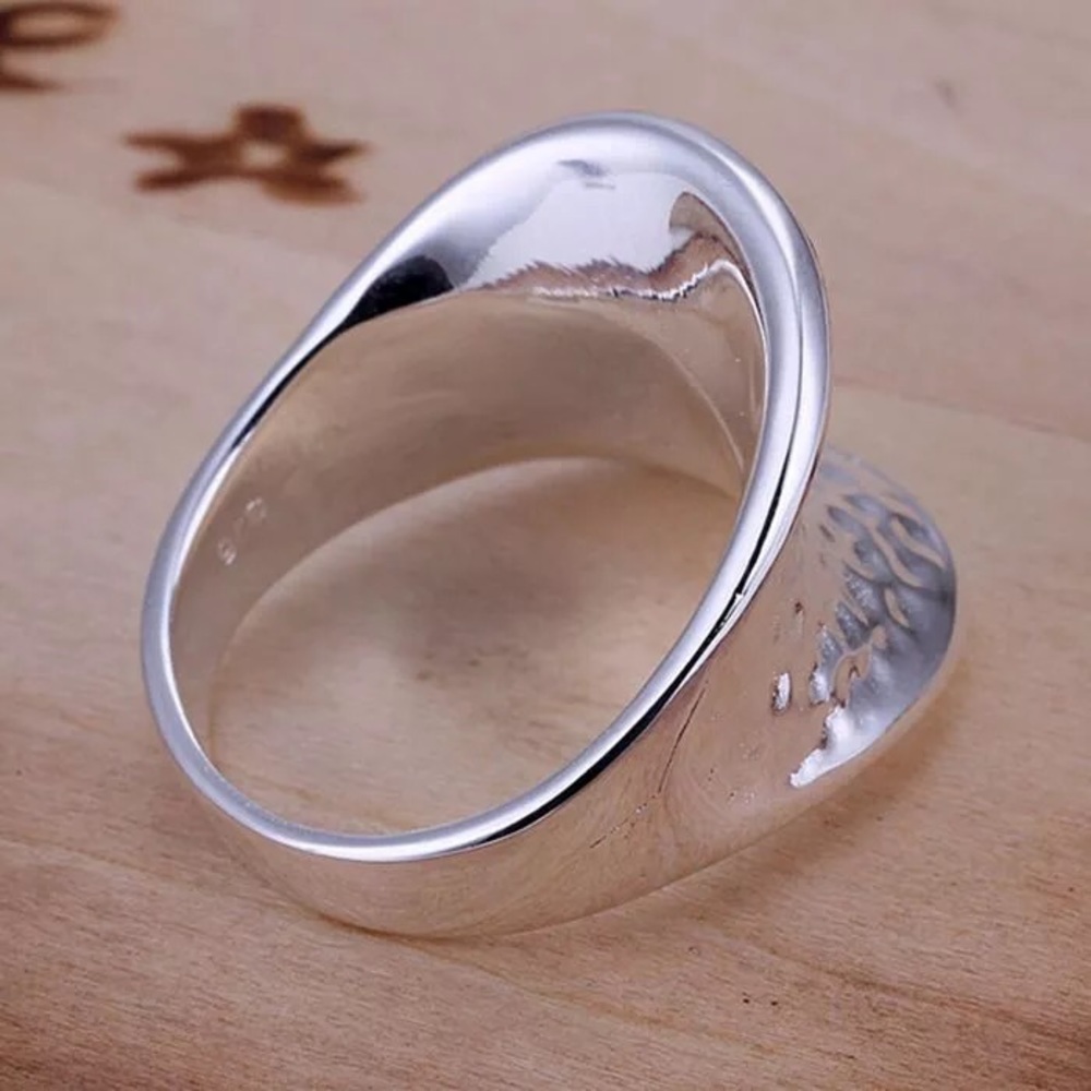925 Silver Thumb Ring - Picture 3 of 5